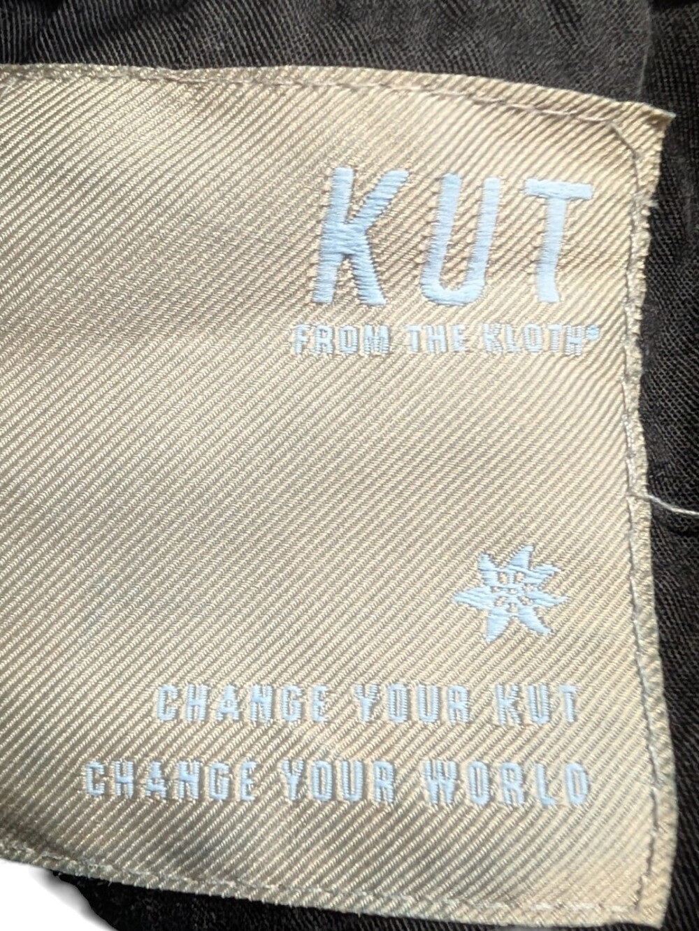 KUT From The Kloth Reese High Rise Crop Straight Leg Jeans NWT Dark Wash Size 6 - Picture 9 of 12